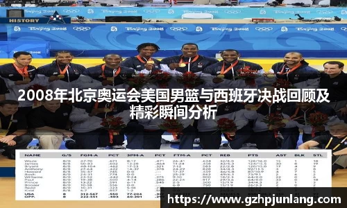 2008年北京奥运会美国男篮与西班牙决战回顾及精彩瞬间分析